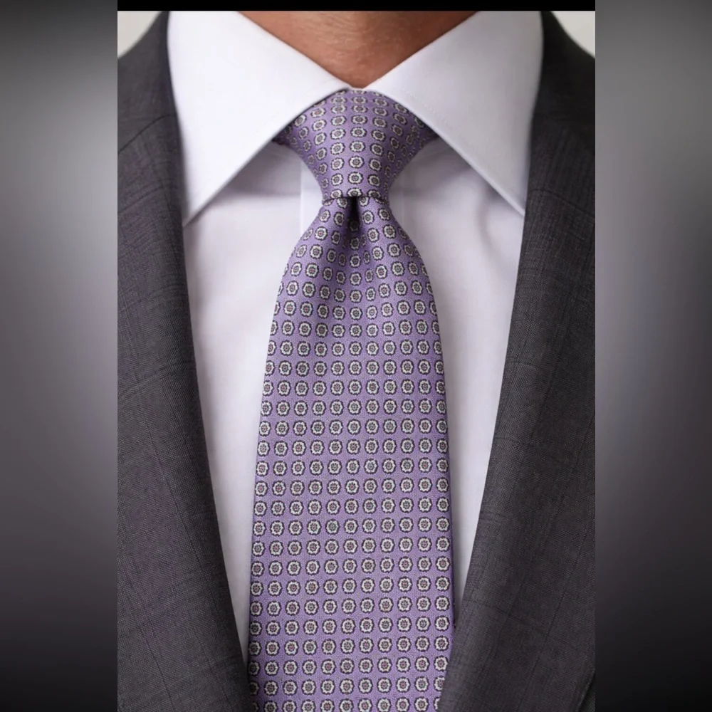 Vintage Polo by Ralph Lauren purple green men’s tie
